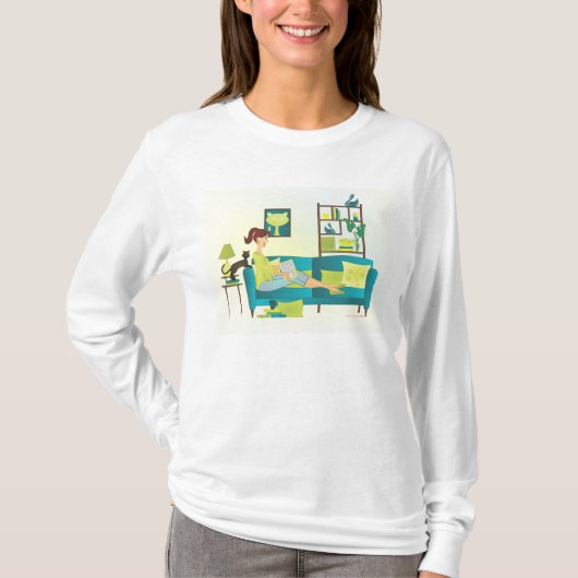 Lezen T-shirt (Voorkant)