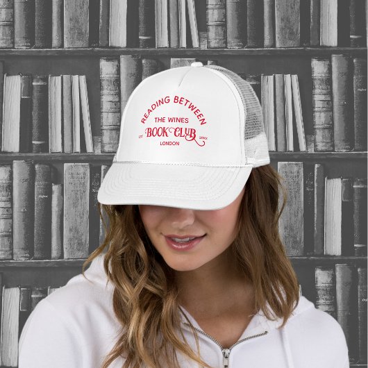 Lezen tussen de wijnboekenclub Red Crest Trucker Pet