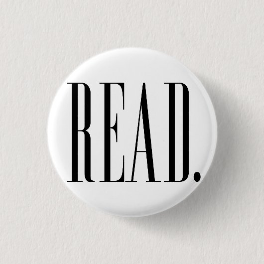 Lezen (V 1) Ronde Button 3,2 Cm (Voorkant)