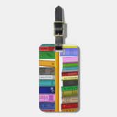 lezen van boekenbibliotheek bagagelabel (Voorkant verticaal)