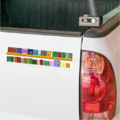 lezen van boekenbibliotheek bumpersticker (Op Truck)