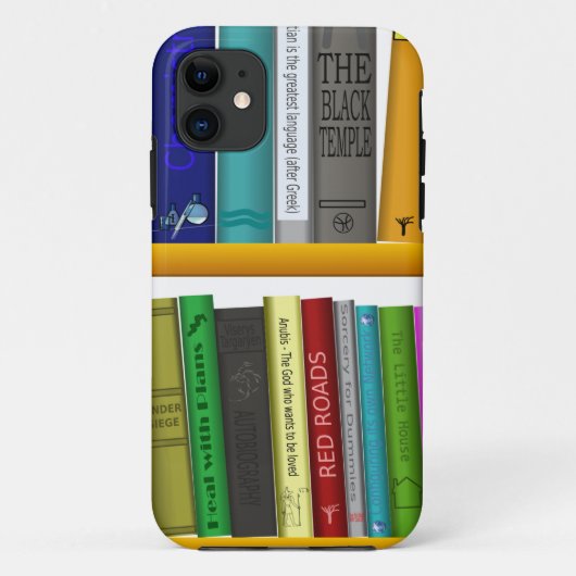 lezen van boekenbibliotheek Case-Mate iPhone case (Achterkant)