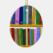lezen van boekenbibliotheek keramisch ornament (Rechts)