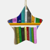 lezen van boekenbibliotheek keramisch ornament (Rechts)