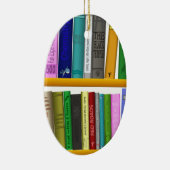 lezen van boekenbibliotheek keramisch ornament (Rechts)