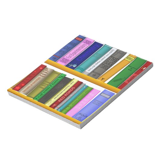 lezen van boekenbibliotheek notitieblok (Linkerzijde)