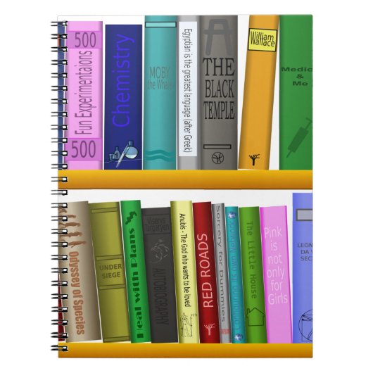 lezen van boekenbibliotheek notitieboek (Voorkant)