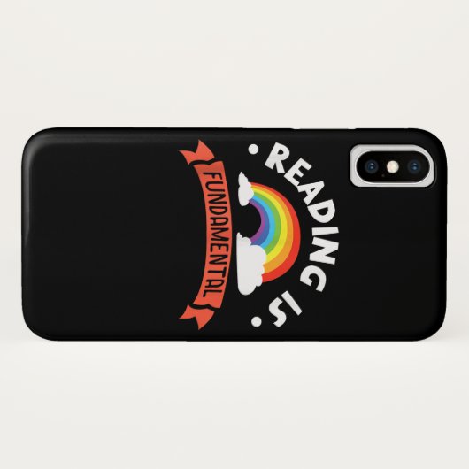 lezen van boekliefhebbers is fundamenteel Case-Mate iPhone case (Achterkant (horizontaal))