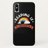 lezen van boekliefhebbers is fundamenteel Case-Mate iPhone case (Achterkant)