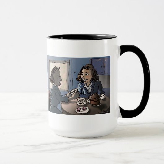 Lezen van de bladeren Mok (Rechts)