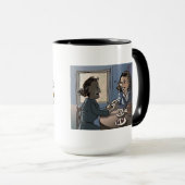 Lezen van de bladeren Mok (Voorkant rechts)