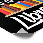 Lezen van de literatuur van het boek wanneer in tw poster (Hoek)