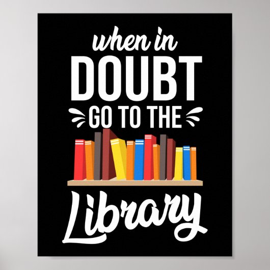 Lezen van de literatuur van het boek wanneer in tw poster (Voorkant)