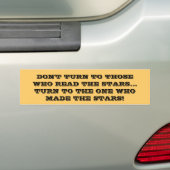 LEZEN VAN DE STARS-bumpersticker Bumpersticker (Op auto)