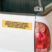 LEZEN VAN DE STARS-bumpersticker Bumpersticker (Op Truck)