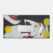 ‘Lezen van de wil’ Schilderij op een Bureaumat (Keyboard & Muis)