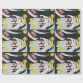 ‘Lezen van de wil’ Schilderij op een Cadeaupapier (Vlak)