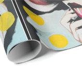 ‘Lezen van de wil’ Schilderij op een Cadeaupapier (Rol Hoek)