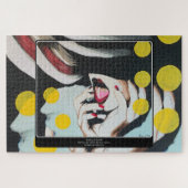 ‘Lezen van de wil’ Schilderij op een Legpuzzel (Horizontaal)