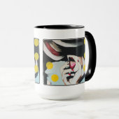 ‘Lezen van de wil’ Schilderij op een Mok (Voorkant rechts)