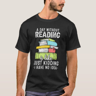 Lezen van Gezegde met bladwijzer  leesboeken T-shirt