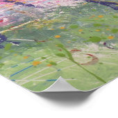 Lezen van haar brief Redbuds / Kunstenaar Larry Le Poster (Hoek)