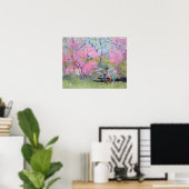 Lezen van haar brief Redbuds / Kunstenaar Larry Le Poster (Thuiskantoor)