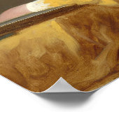 Lezen van het meisje poster (Hoek)