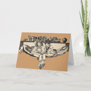 Lezen van meisjes en jongens kaart