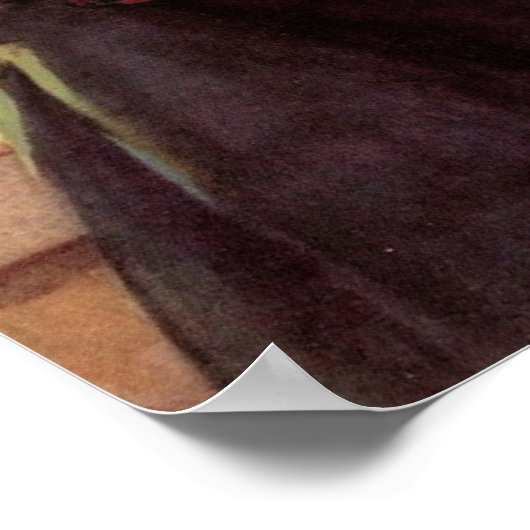 Lezen van moeder en kind poster (Hoek)