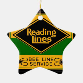 Lezen van spoorlijnen, bijenbaanverdichtingen keramisch ornament