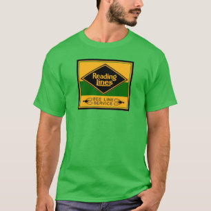 Lezen van spoorlijnen, bijenlijn, T-shirt
