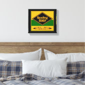 Lezen van spoorwegen, bijenbaandienst canvas afdruk (Insitu (Slaapkamer))