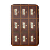 Lezen van tapecatalogusbakens voor bibliotheekboek badmat (Voorkant Verticaal)