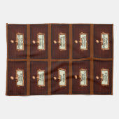 Lezen van tapecatalogusbakens voor bibliotheekboek theedoek (Horizontaal)