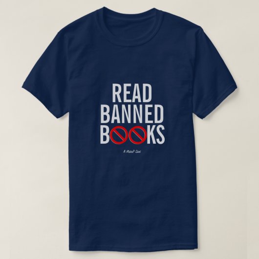 LEZEN VERBODEN BOEKEN - EEN Shirt MisterP (Design voorkant)