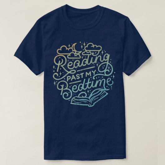 Lezen voorbij Mijn Bedtime609 T-shirt (Design voorkant)