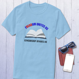 Lezen Vrijheid Open Boek T-shirt