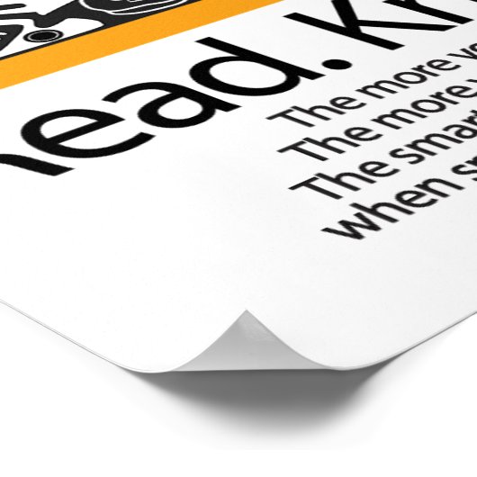 LEZEN. WEET HET. GROEIEN. POSTER (Hoek)