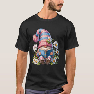 Lezend Boek Kabouter Grafisch Voor Boekenwurm En B T-shirt