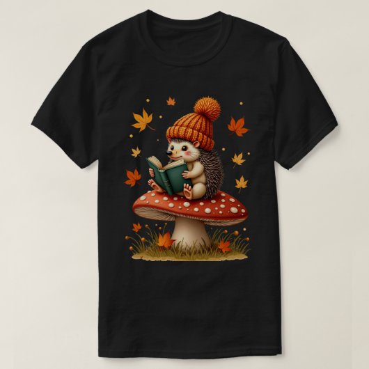 Lezende Egel T-shirt (Design voorkant)