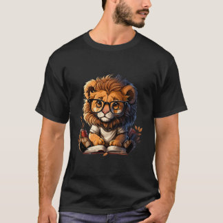 Lezende Leeuw Voor Boeken Lezen Voor Boeklezers T-shirt