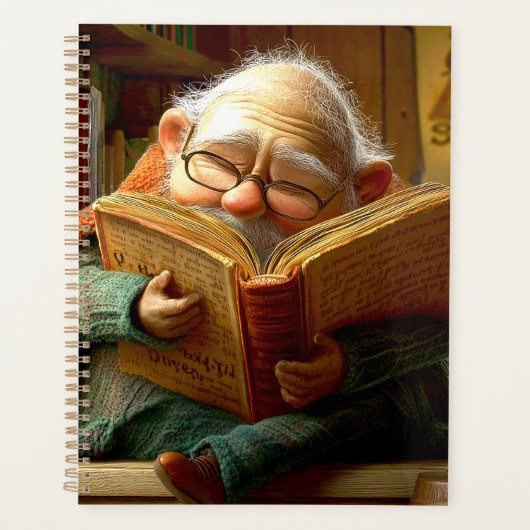 Lezende Man Planner (Voorkant)