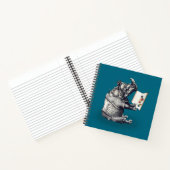 Lezende Neushoorn houdt van boeken (Binnen)