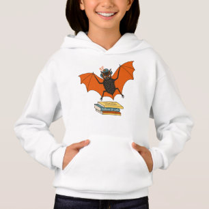 Lezende vleermuis   Whimische bibliothecaris met b