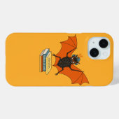 Lezende vleermuis | Whimsical bibliothecaris met b Case-Mate iPhone Case (Achterkant (horizontaal))