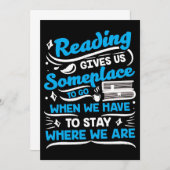 Lezer Cadeaulezen geeft ons ergens een plek Bedankkaart (Voorkant / Achterkant)