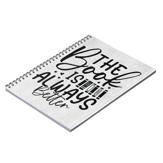 Lezer geeft het boek altijd beter weer notitieboek (Linkerzijde)