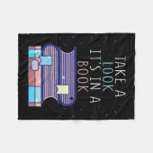 Lezer Gift bekijk een boek Fleece Deken (Voorkant (Horizontaal))