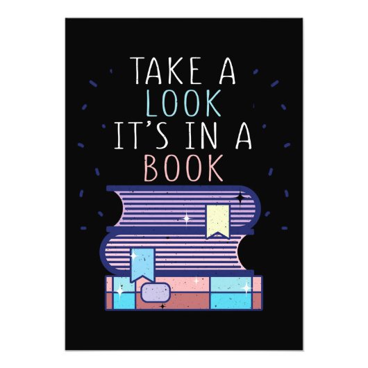 Lezer Gift bekijk een boek Foto Afdruk (Voorkant)